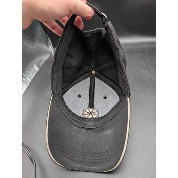 UMBRELLA CORP Adjustable Embroidered Logo BLACK Baseball Hat Resident Evil - Picture 5 of 5